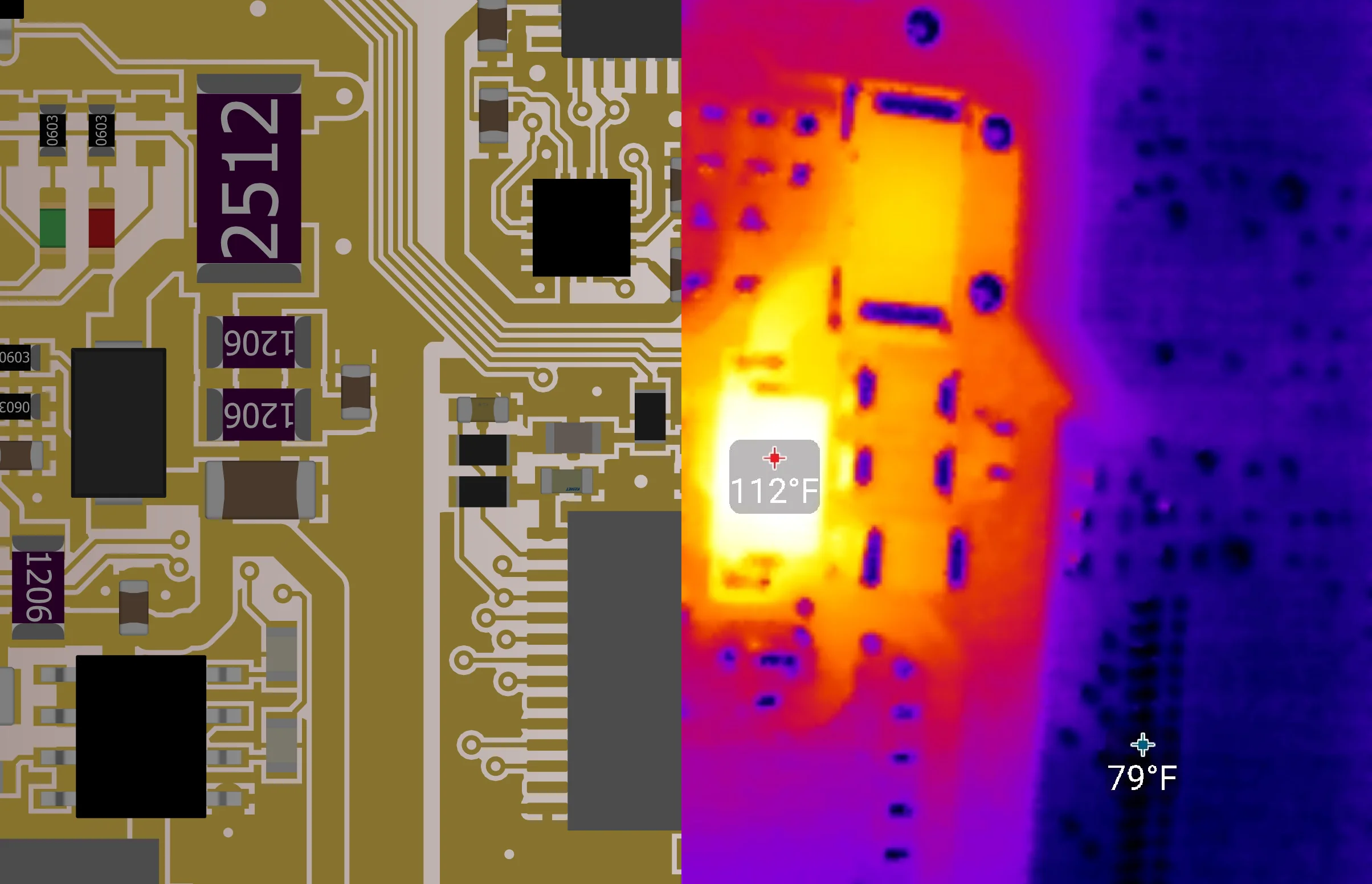 PCB検査用サーマルカメラ